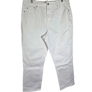 Frye White Stretch Jeans 14x32 Denim 5 Pocket Casual Pants